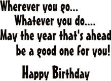 Wherever You Go/Birthday